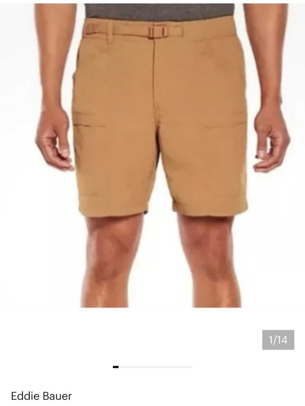 Eddie Bauer Ripstop Tech Short Lightweight Hiking Camping Gorpcore Shorts NWT XL